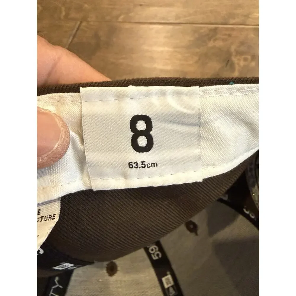 New Era 59fifty Mens Brown Blue Seattle Mariners 30th Anniversary Fitted Hat 8